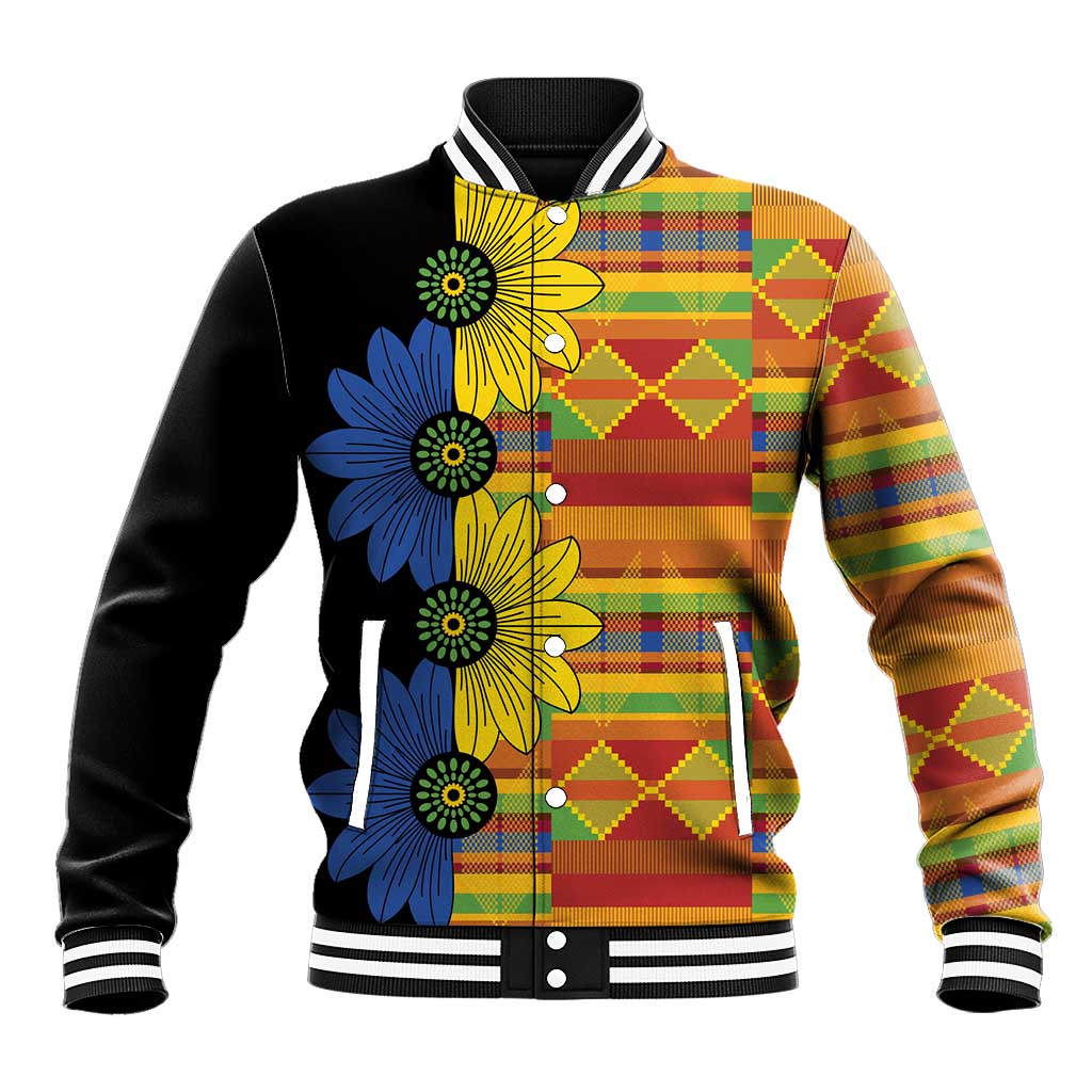 African Ethnic Kitenge Ankara Style Baseball Jacket LT9 - Wonder Print Shop