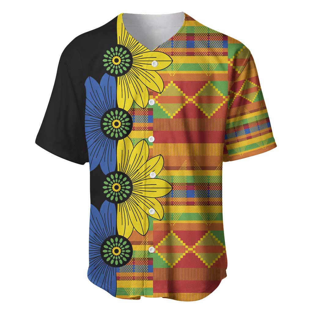 African Ethnic Kitenge Ankara Style Baseball Jersey LT9 - Wonder Print Shop