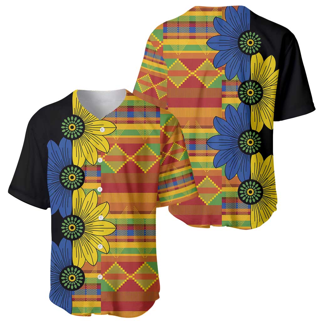 African Ethnic Kitenge Ankara Style Baseball Jersey LT9 - Wonder Print Shop
