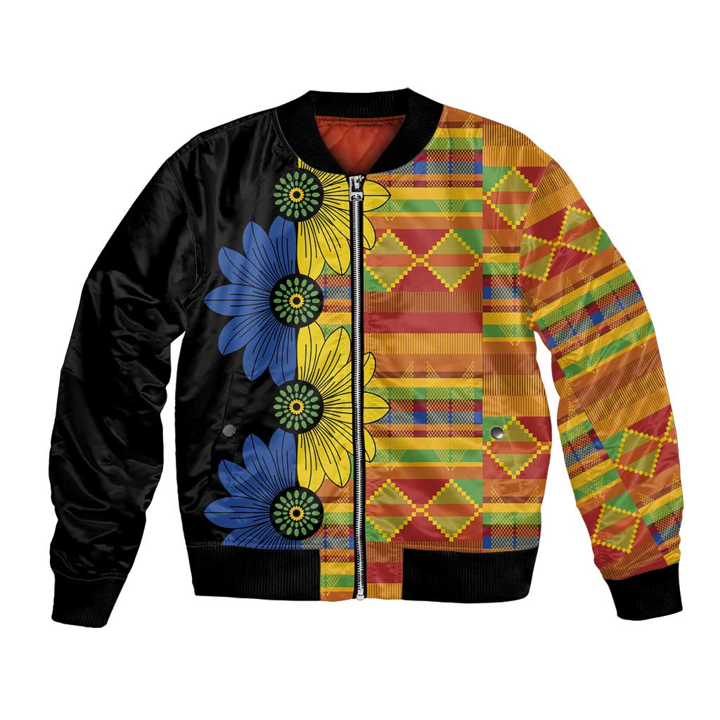 African Ethnic Kitenge Ankara Style Bomber Jacket LT9 - Wonder Print Shop