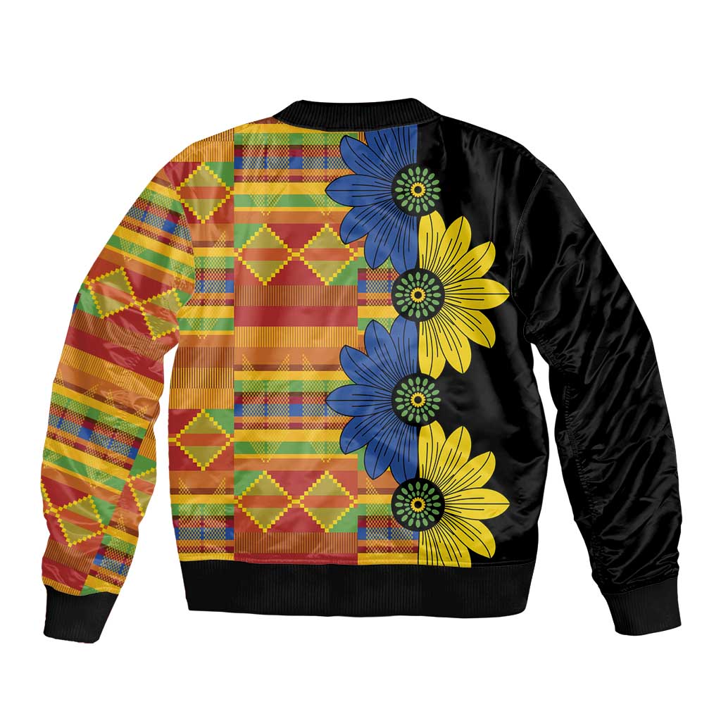 African Ethnic Kitenge Ankara Style Bomber Jacket LT9 - Wonder Print Shop