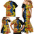 African Ethnic Kitenge Ankara Style Family Matching Mermaid Dress and Hawaiian Shirt LT9 - Wonder Print Shop