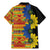 African Ethnic Kitenge Ankara Style Family Matching Mermaid Dress and Hawaiian Shirt LT9 - Wonder Print Shop