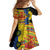 African Ethnic Kitenge Ankara Style Family Matching Off Shoulder Short Dress and Hawaiian Shirt LT9 - Wonder Print Shop