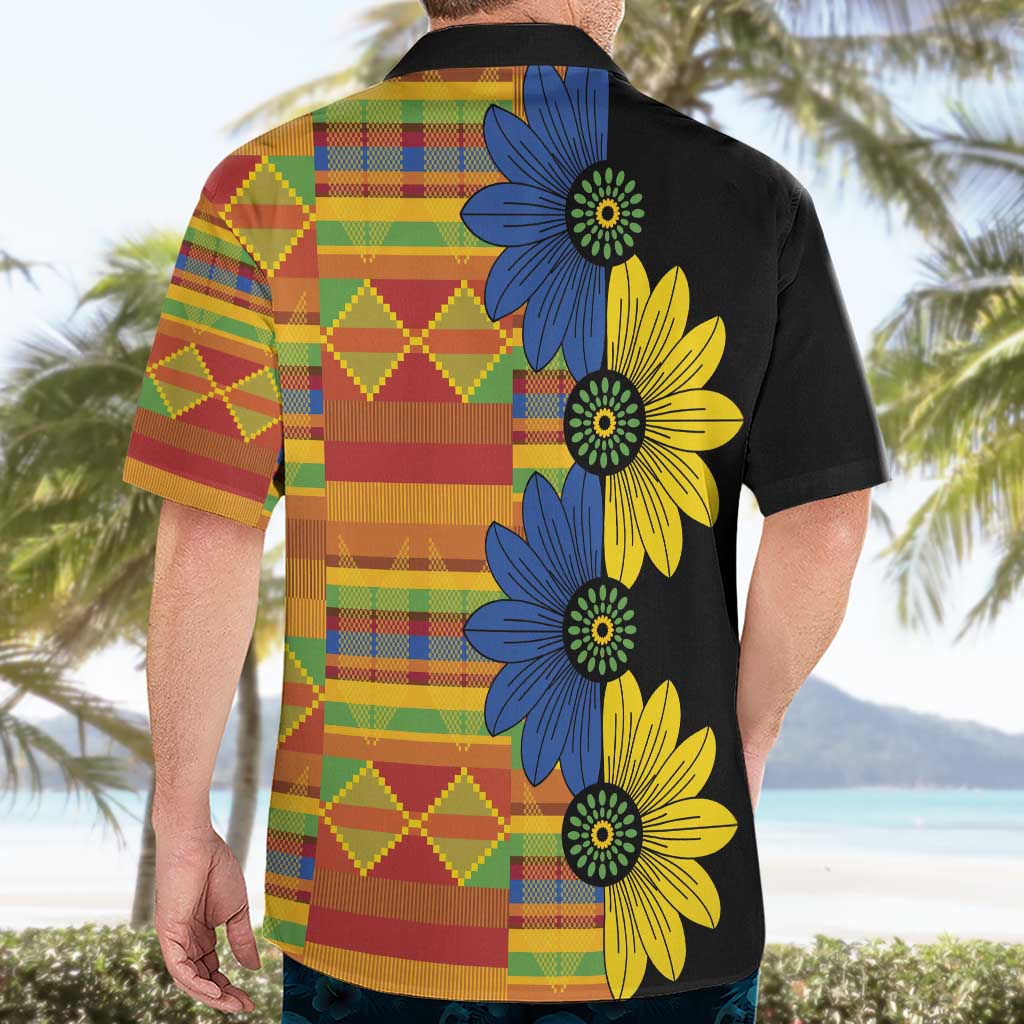 African Ethnic Kitenge Ankara Style Hawaiian Shirt - Wonder Print Shop