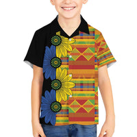 African Ethnic Kitenge Ankara Style Hawaiian Shirt - Wonder Print Shop