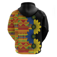 African Ethnic Kitenge Ankara Style Hoodie - Wonder Print Shop