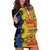 African Ethnic Kitenge Ankara Style Hoodie Dress - Wonder Print Shop