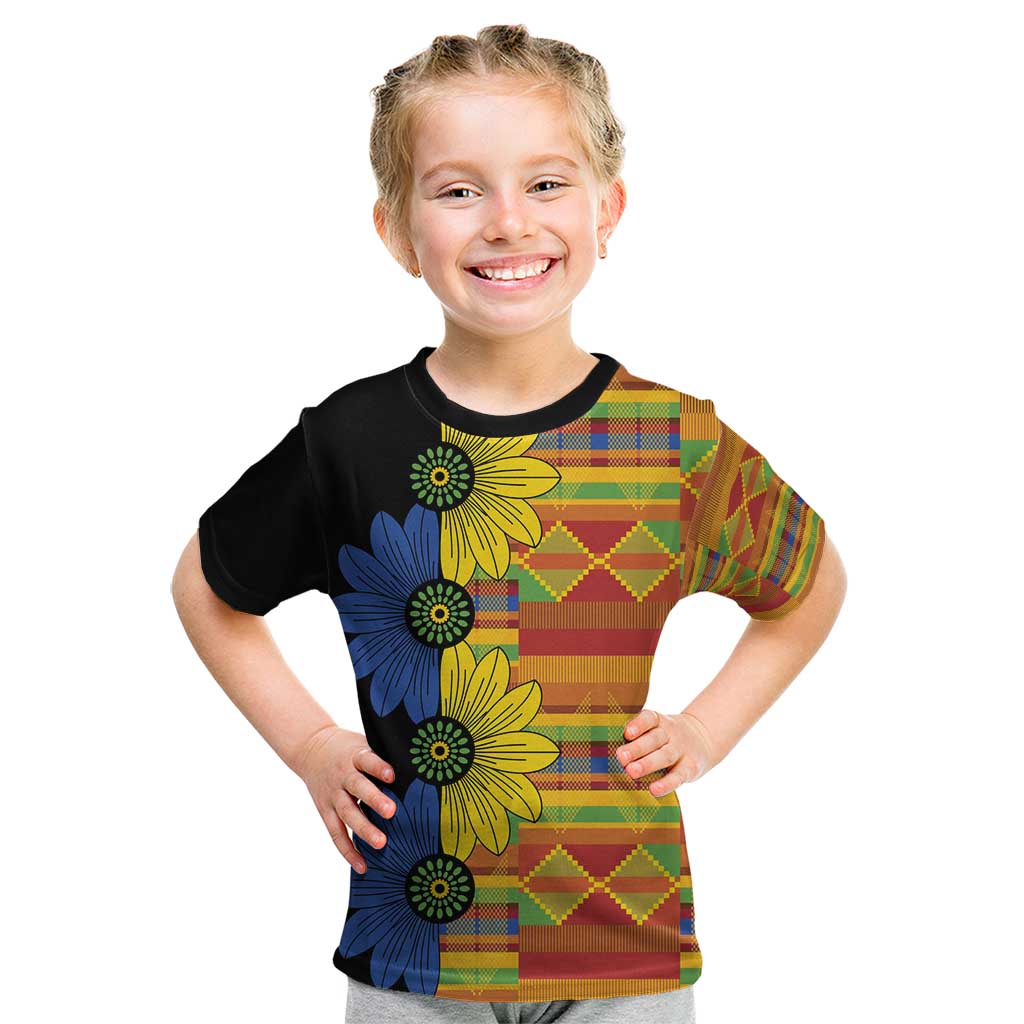 African Ethnic Kitenge Ankara Style Kid T Shirt - Wonder Print Shop