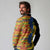 African Ethnic Kitenge Ankara Style Long Sleeve Polo Shirt - Wonder Print Shop
