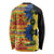 African Ethnic Kitenge Ankara Style Long Sleeve Shirt - Wonder Print Shop