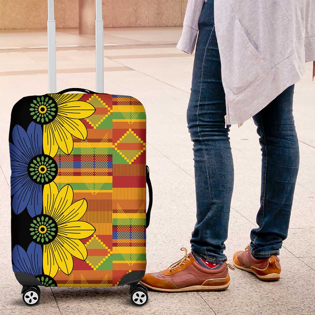 African Ethnic Kitenge Ankara Style Luggage Cover - Wonder Print Shop