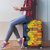 African Ethnic Kitenge Ankara Style Luggage Cover - Wonder Print Shop