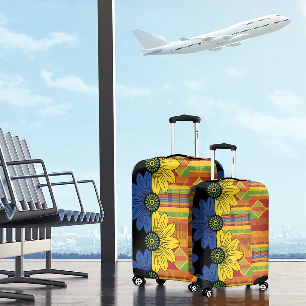African Ethnic Kitenge Ankara Style Luggage Cover - Wonder Print Shop