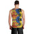 African Ethnic Kitenge Ankara Style Men Tank Top - Wonder Print Shop