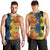 African Ethnic Kitenge Ankara Style Men Tank Top - Wonder Print Shop