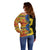 African Ethnic Kitenge Ankara Style Off Shoulder Sweater - Wonder Print Shop