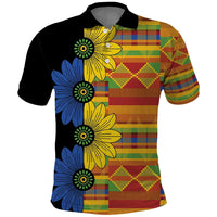 African Ethnic Kitenge Ankara Style Polo Shirt - Wonder Print Shop