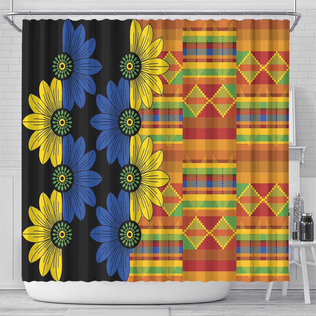 African Ethnic Kitenge Ankara Style Shower Curtain - Wonder Print Shop