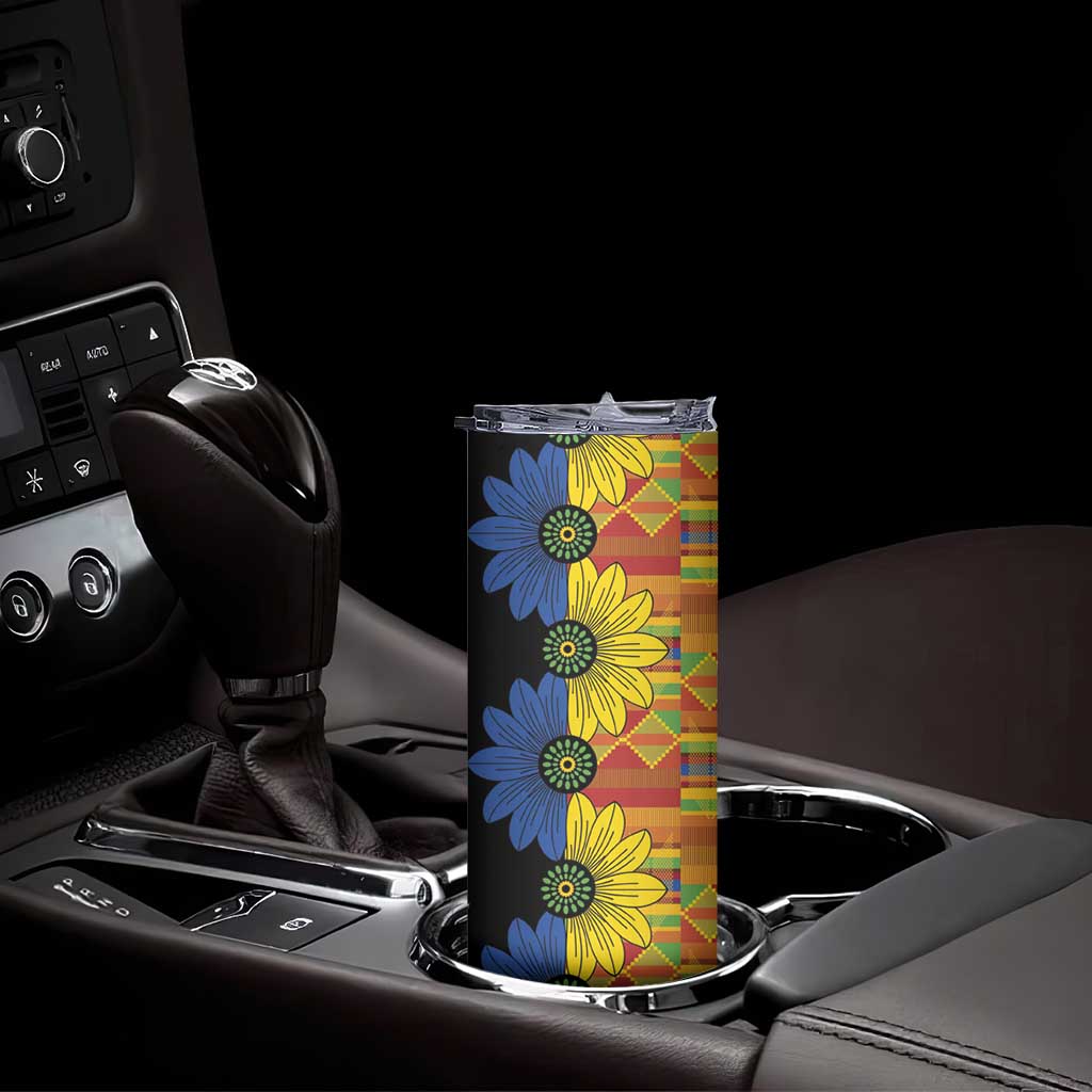 African Ethnic Kitenge Ankara Style Skinny Tumbler - Wonder Print Shop