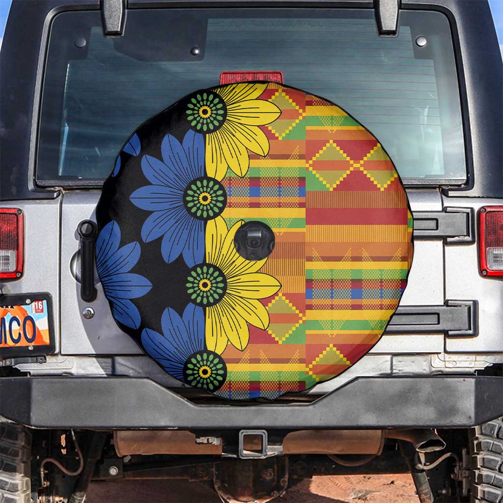 African Ethnic Kitenge Ankara Style Spare Tire Cover - Wonder Print Shop
