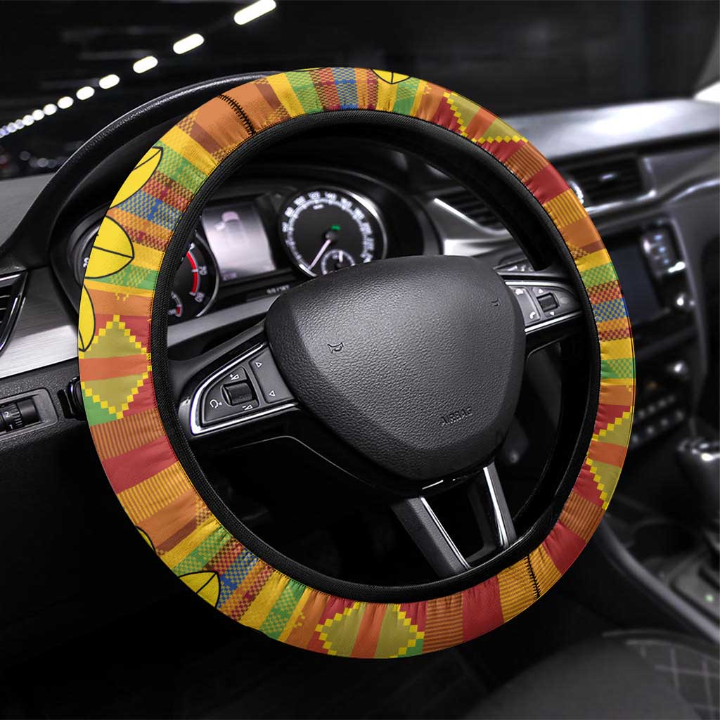 African Ethnic Kitenge Ankara Style Steering Wheel Cover - Wonder Print Shop