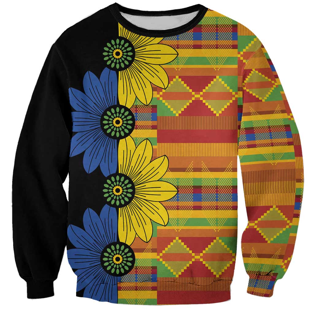 African Ethnic Kitenge Ankara Style Sweatshirt - Wonder Print Shop