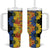 African Ethnic Kitenge Ankara Style Tumbler With Handle - Wonder Print Shop