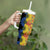 African Ethnic Kitenge Ankara Style Tumbler With Handle - Wonder Print Shop