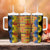 African Ethnic Kitenge Ankara Style Tumbler With Handle - Wonder Print Shop