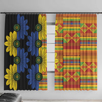 African Ethnic Kitenge Ankara Style Window Curtain - Wonder Print Shop