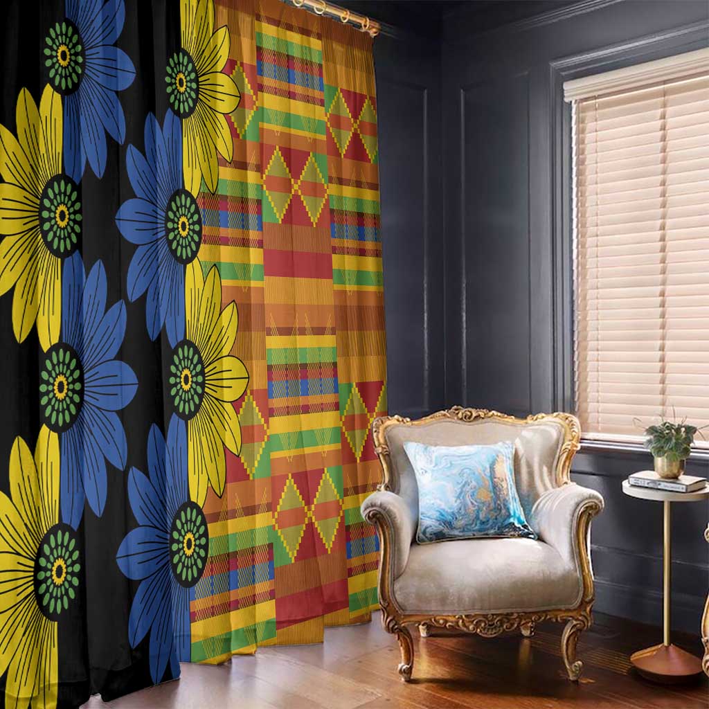 African Ethnic Kitenge Ankara Style Window Curtain - Wonder Print Shop