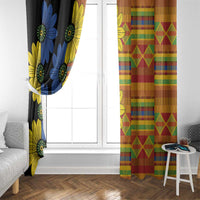 African Ethnic Kitenge Ankara Style Window Curtain - Wonder Print Shop