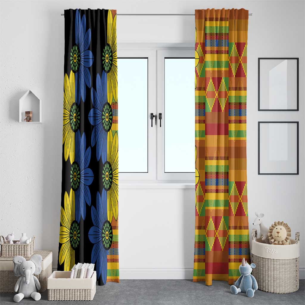 African Ethnic Kitenge Ankara Style Window Curtain - Wonder Print Shop