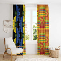 African Ethnic Kitenge Ankara Style Window Curtain - Wonder Print Shop