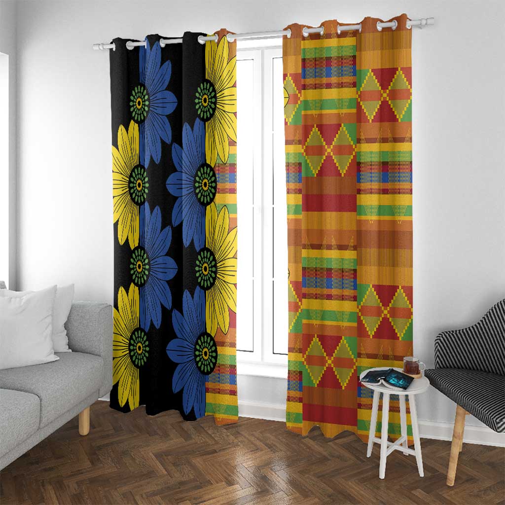 African Ethnic Kitenge Ankara Style Window Curtain - Wonder Print Shop