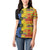 African Ethnic Kitenge Ankara Style Women Polo Shirt - Wonder Print Shop