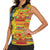 African Ethnic Kitenge Ankara Style Women Sleeveless Polo Shirt - Wonder Print Shop