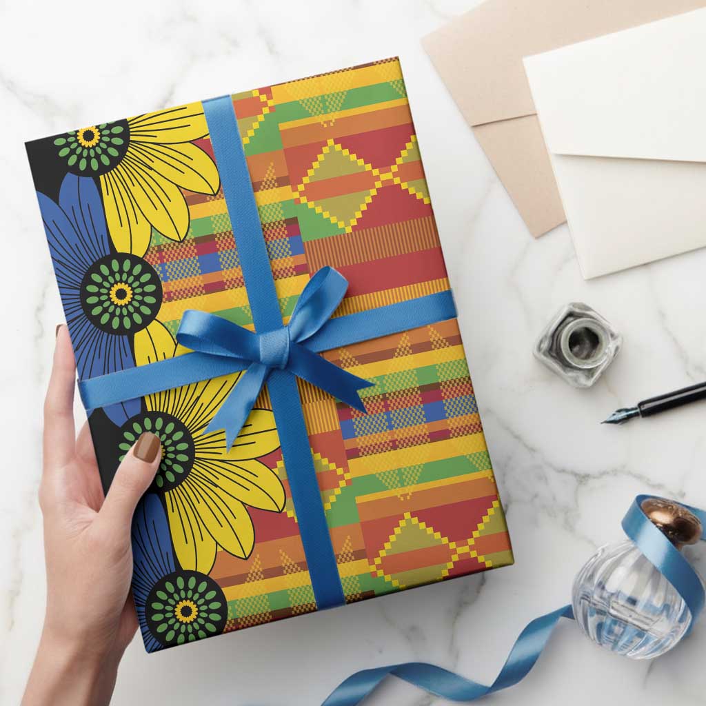African Ethnic Kitenge Ankara Style Wrapping Paper - Wonder Print Shop