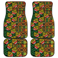 African Tribal Geometric Mixed Kanga Pattern Car Mats LT9 - Wonder Print Shop