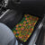 African Tribal Geometric Mixed Kanga Pattern Car Mats LT9 - Wonder Print Shop