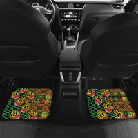 African Tribal Geometric Mixed Kanga Pattern Car Mats LT9 - Wonder Print Shop