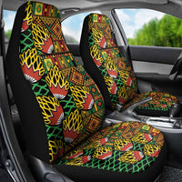 African Tribal Geometric Mixed Kanga Pattern Car Seat Cover LT9 - Wonder Print Shop