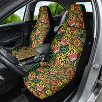 African Tribal Geometric Mixed Kanga Pattern Car Seat Cover LT9 - Wonder Print Shop