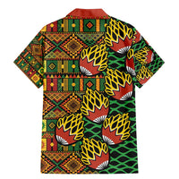 African Tribal Geometric Mixed Kanga Pattern Family Matching Mermaid Dress and Hawaiian Shirt LT9 - Wonder Print Shop