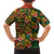 African Tribal Geometric Mixed Kanga Pattern Family Matching Summer Maxi Dress and Hawaiian Shirt - Wonder Print Shop
