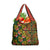 African Tribal Geometric Mixed Kanga Pattern Grocery Bag