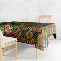 African Tribal Geometric Mixed Kanga Pattern Tablecloth - Wonder Print Shop
