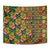 African Tribal Geometric Mixed Kanga Pattern Tapestry - Wonder Print Shop