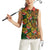 African Tribal Geometric Mixed Kanga Pattern Women Sleeveless Polo Shirt - Wonder Print Shop
